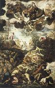TINTORETTO, Jacopo Miracle of the Brazen Serpent Sweden oil painting artist